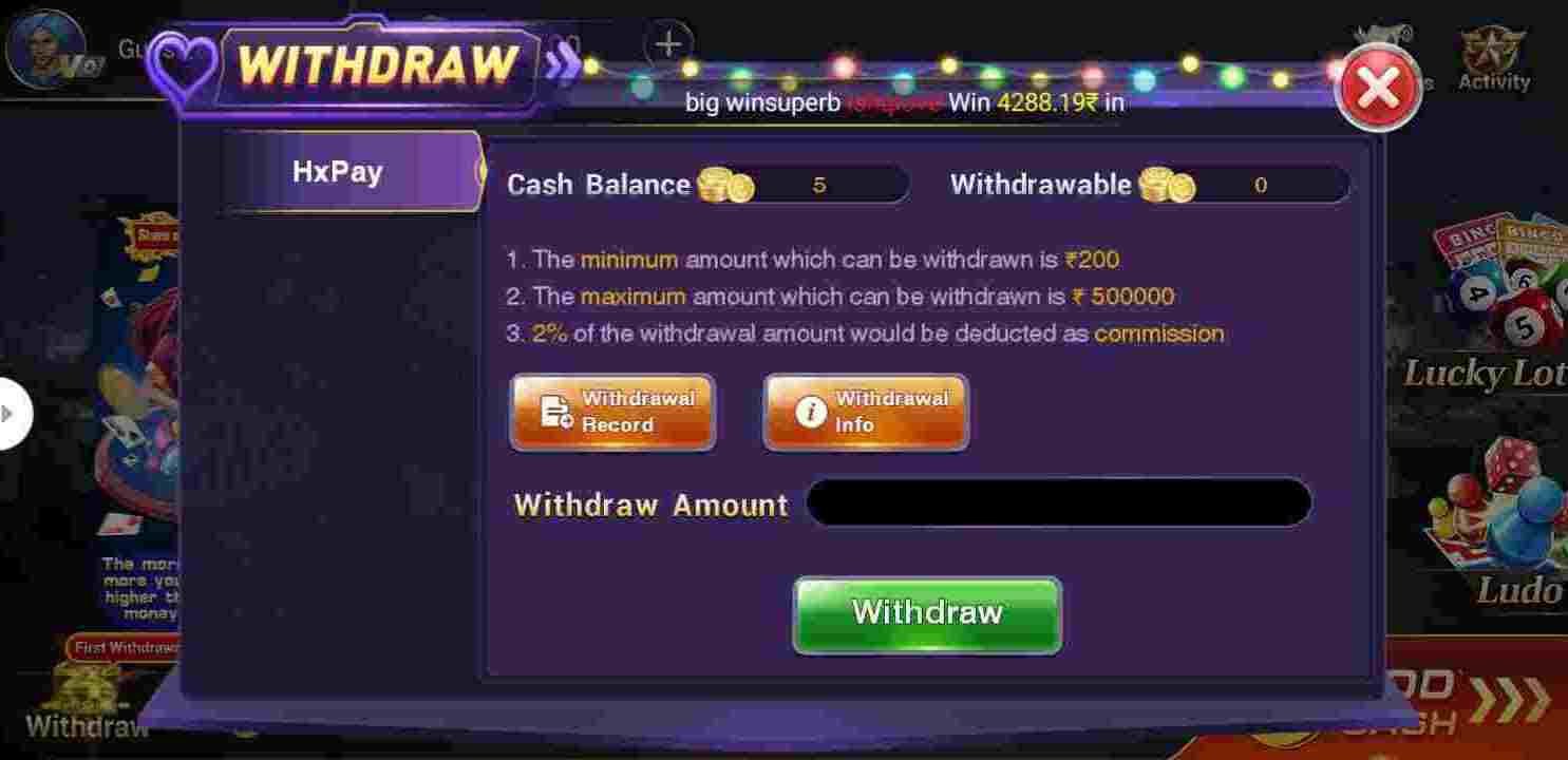 Iz Casino APK Withdraw Money